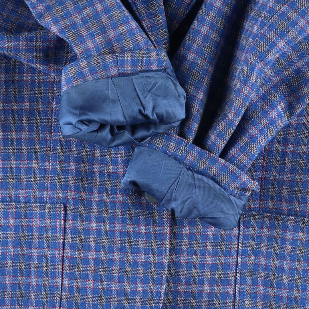 70'S Pendleton Check Pattern Wool Tailored Jacket Made in USA Women's L Vintage /eaa384124