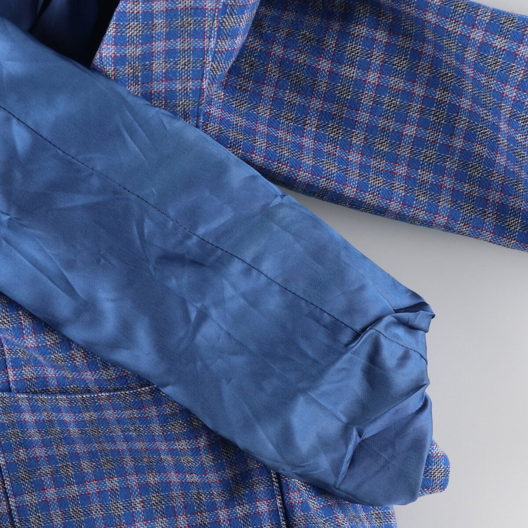 70'S Pendleton Check Pattern Wool Tailored Jacket Made in USA Women's L Vintage /eaa384124