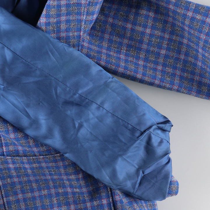 70'S Pendleton Check Pattern Wool Tailored Jacket Made in USA Women's L Vintage /eaa384124