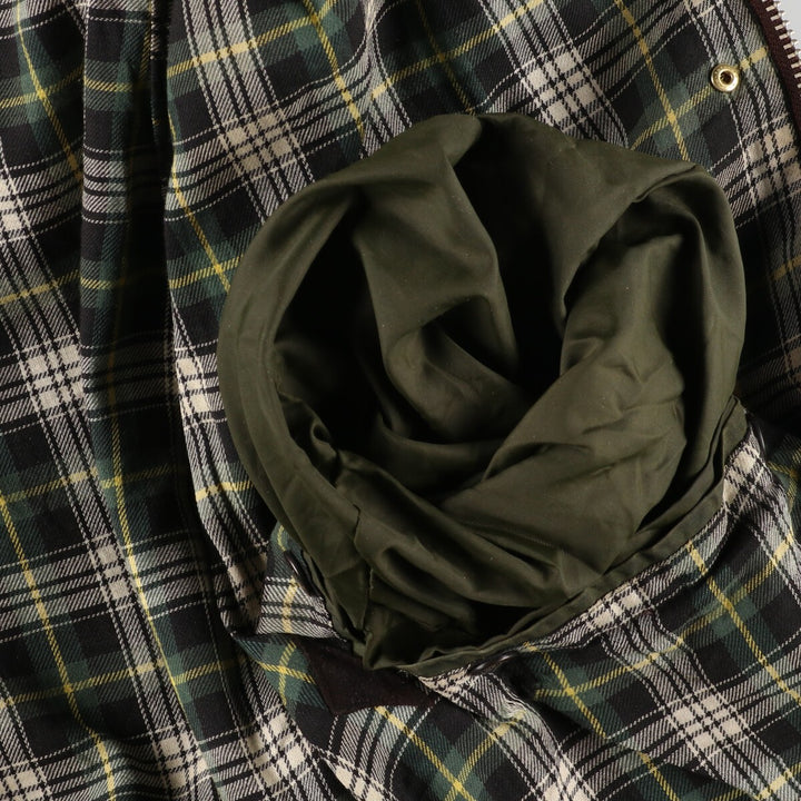 90'S Barbour BORDER Old 3 Warrant Waxed Cotton Oiled Jacket Made in England C44 Men's L Vintage /eaa384182