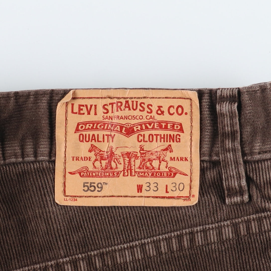 Levi's 559 Relaxed Straight Corduroy Pants for Men, W34 / eaa384225