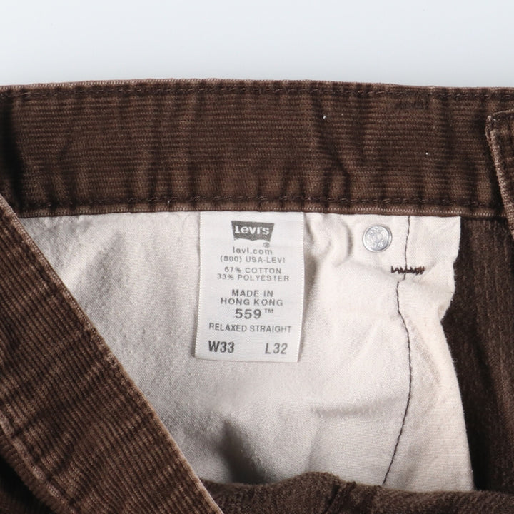 Levi's 559 Relaxed Straight Corduroy Pants for Men, W34 / eaa384233