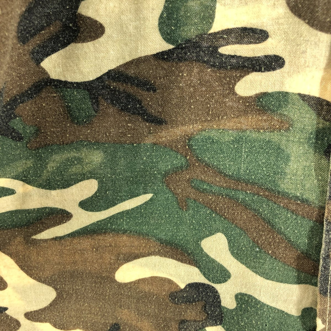 70'S Five Brother Camouflage Pattern Long Sleeve Chamois Cloth Shirt Made in USA Men's XL Vintage /eaa384289