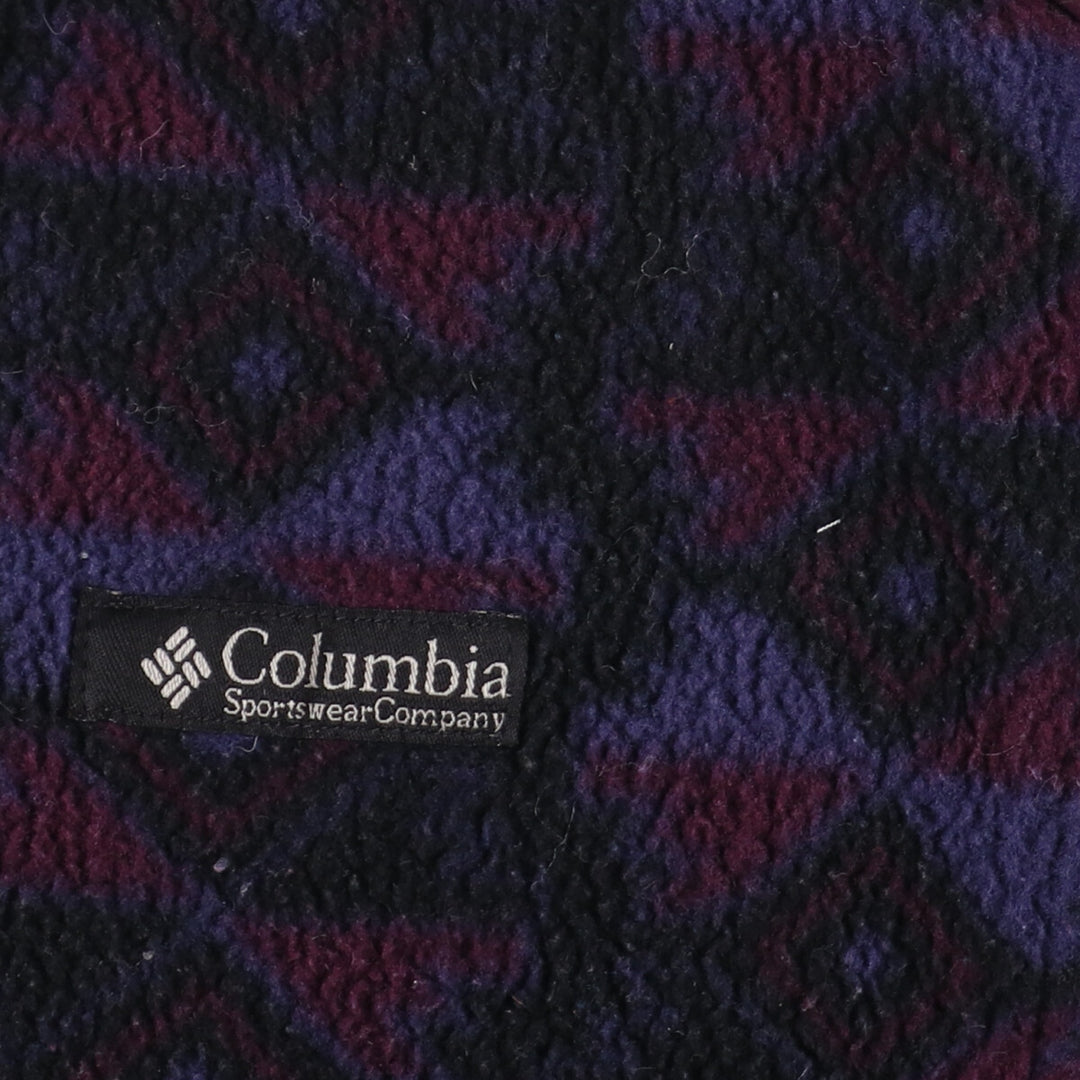 90'S Columbia all-over print fleece jacket made in USA, women's S, vintage /eaa384433