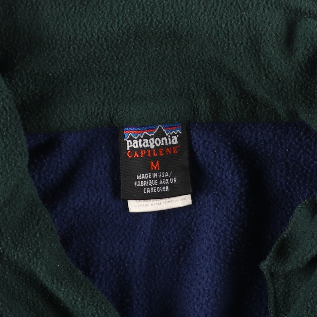 90'S Patagonia Capilene fleece pullover, made in USA, men's L, vintage / eaa384468