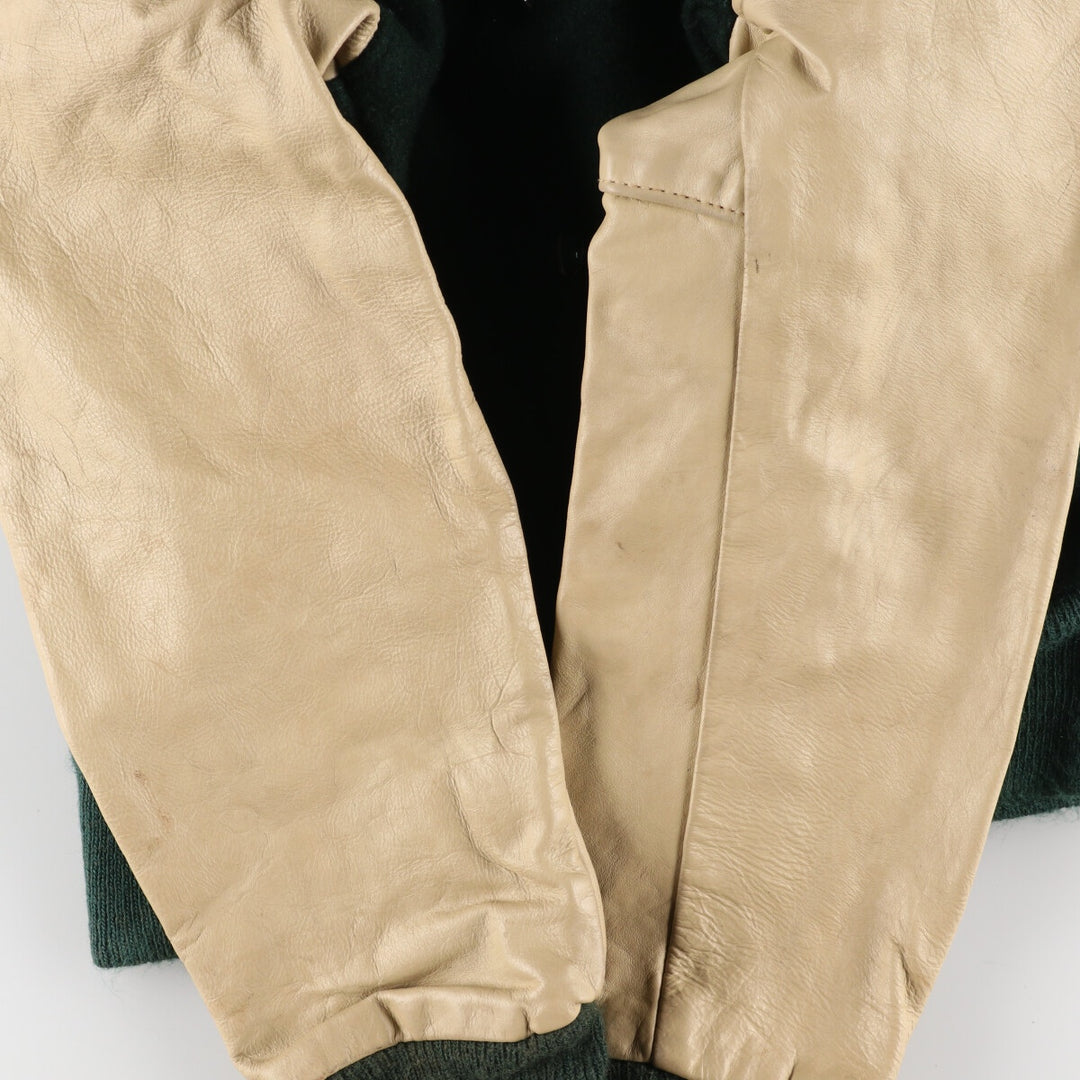 70'S Reed Sportswear Leather Sleeve Wool Varsity Jacket Award Jacket Varsity Jacket Men's XS Vintage /eaa384501