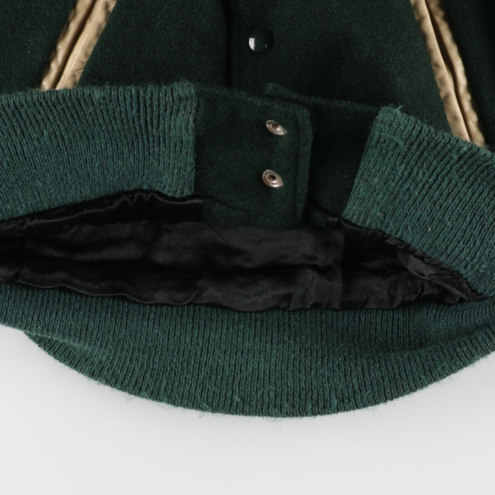 70'S Reed Sportswear Leather Sleeve Wool Varsity Jacket Award Jacket Varsity Jacket Men's XS Vintage /eaa384501