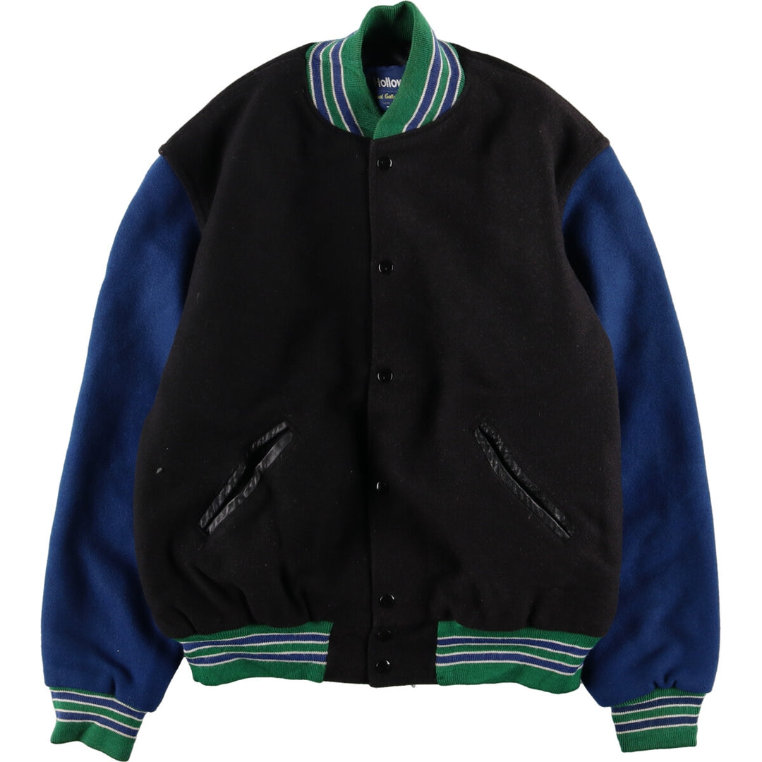 80'S Holloway Wool Stadium Jacket Award Jacket Varsity Jacket Made in USA Men's XL Vintage /eaa384502