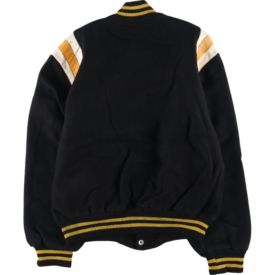80'S Frand Crym Sleeve Leather Wool Stadium Jacket Award Jacket Varsity Jacket Men's L Vintage /eaa384506