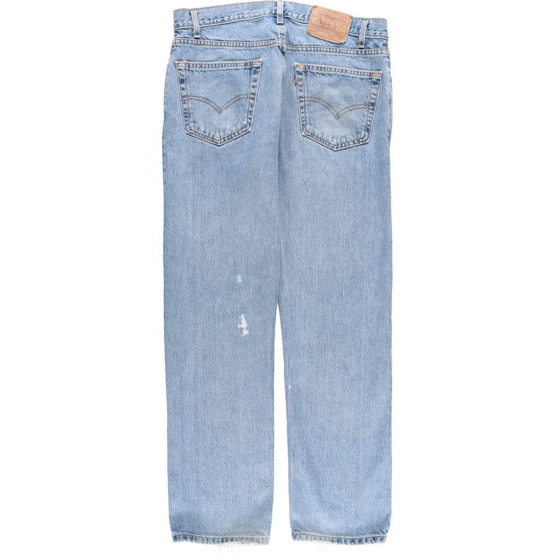 Levi's 505 REGULAR FIT STRAIGHT LEG tapered jeans denim pants made in USA men's w35 /eaa384520