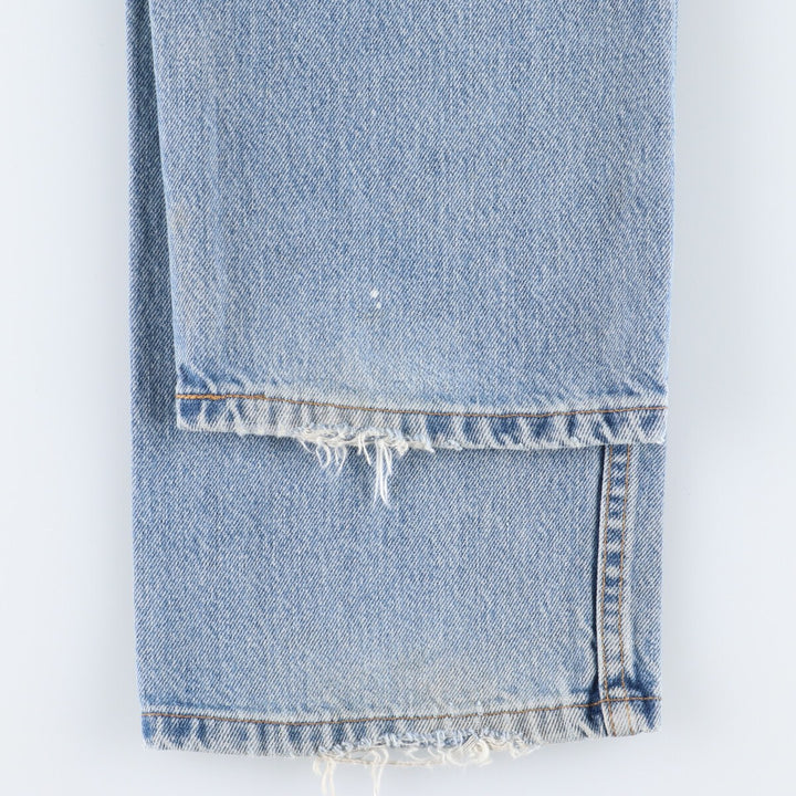 Levi's 505 REGULAR FIT STRAIGHT LEG tapered jeans denim pants made in USA men's w35 /eaa384520