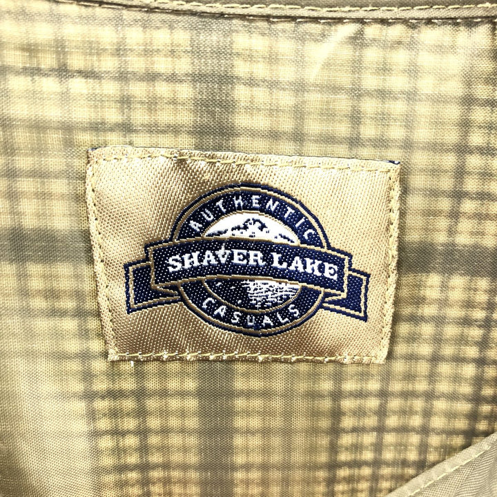 SHAVERAKE Long Sleeve Flannel Check Shirt Men's XL /eaa384628