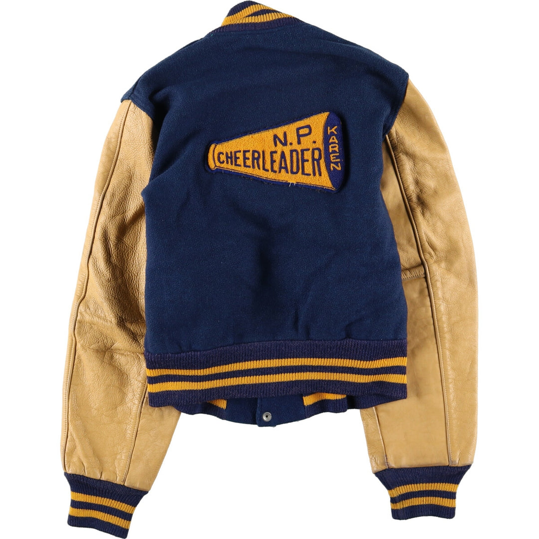 70'S MARSHALL College Sleeve Leather Wool Stadium Jacket Award Jacket Varsity Jacket Men's M Vintage /eaa384716