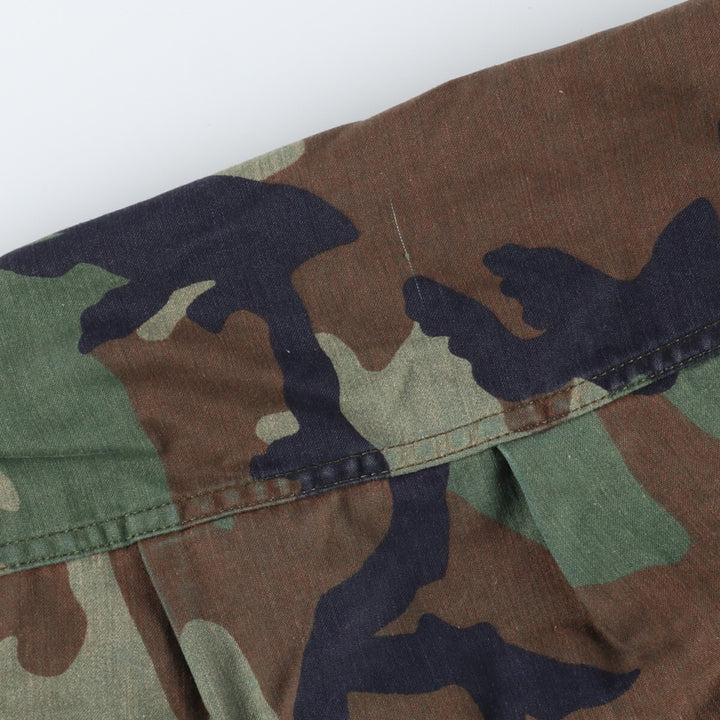 1986 delivery, genuine US military item, USARMY M-65 Woodland Camo military field jacket, made in USA, MEDIUM REGULAR, men's L /eaa384761
