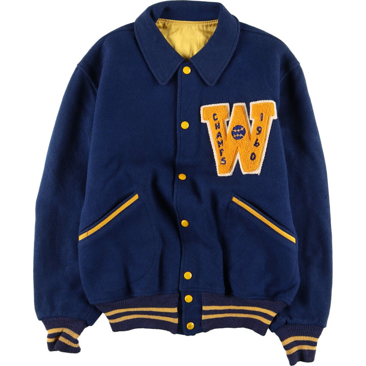 60'S Reversible Wool Stadium Jacket Award Jacket Varsity Jacket Men's M Vintage /eaa384766