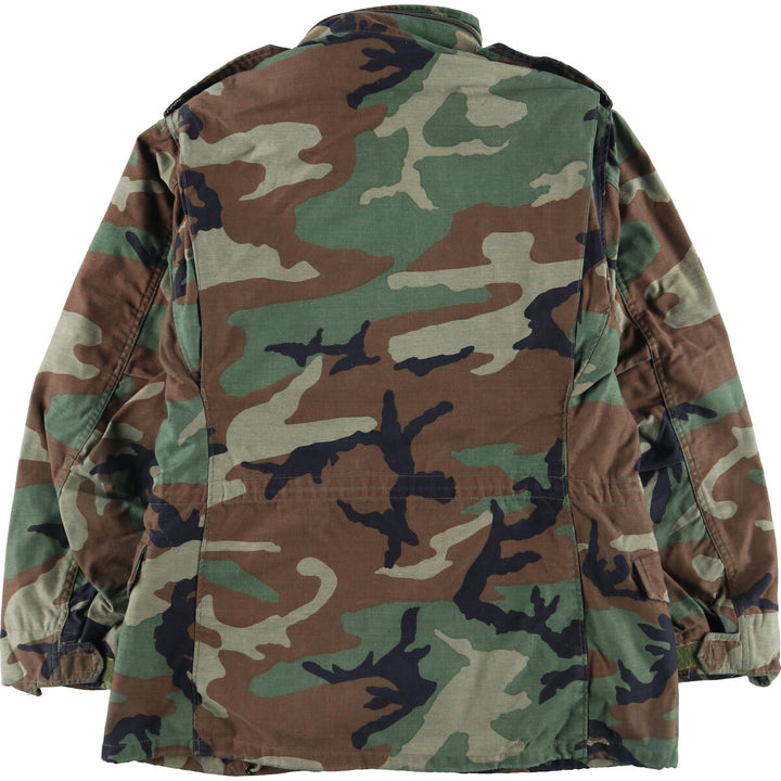 Genuine US military M-65 Woodland Camo Camouflage Pattern Military Field Jacket Made in USA Small Regular Men's M Vintage /eaa384775