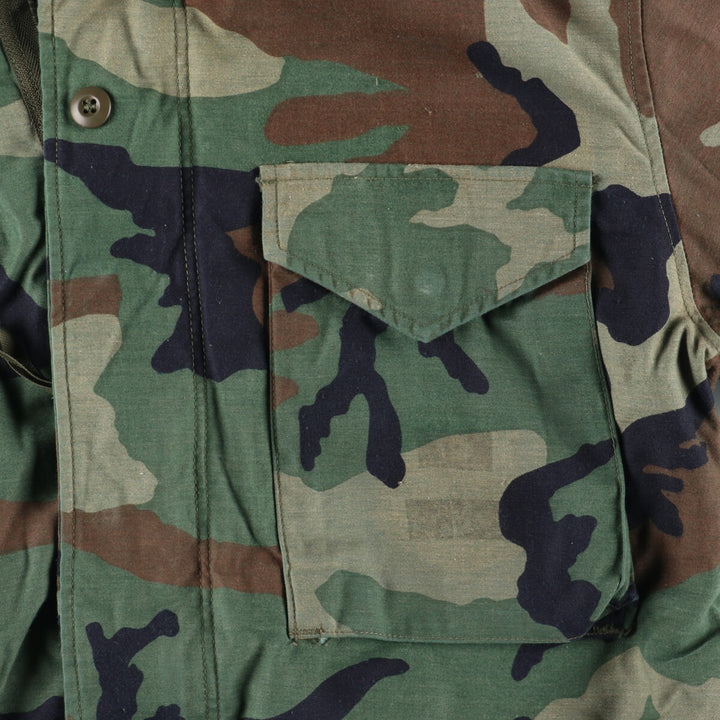 Genuine US military M-65 Woodland Camo Camouflage Pattern Military Field Jacket Made in USA Small Regular Men's M Vintage /eaa384775