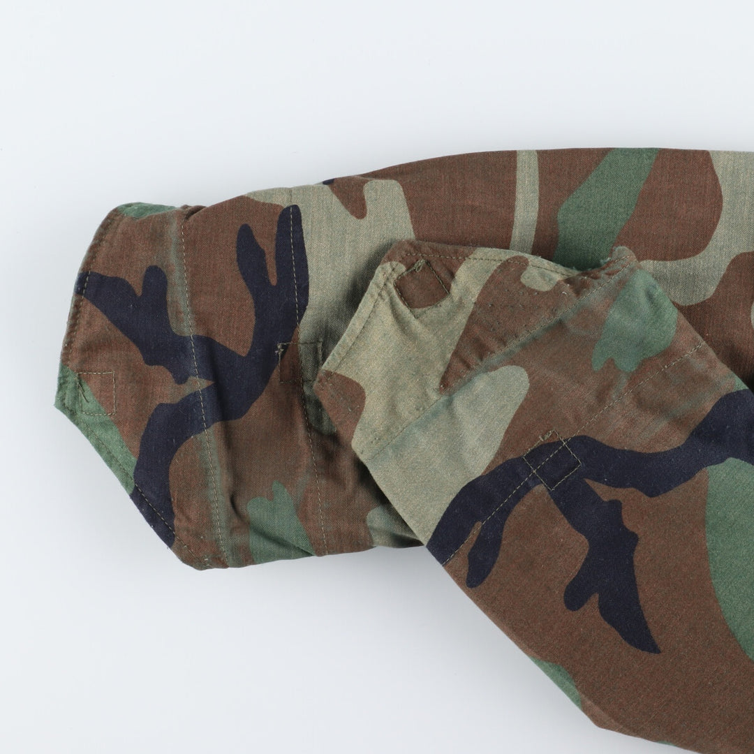 Genuine US military M-65 Woodland Camo Camouflage Pattern Military Field Jacket Made in USA Small Regular Men's M Vintage /eaa384775