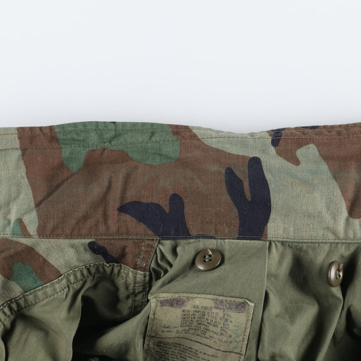 Genuine US military M-65 Woodland Camo Camouflage Pattern Military Field Jacket Made in USA Small Regular Men's M Vintage /eaa384775