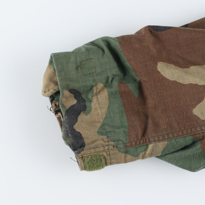1987 delivery, genuine US military M-65 Woodland Camo camouflage pattern military field jacket, USA made, X-SMALL REGULAR, men's S /eaa384776