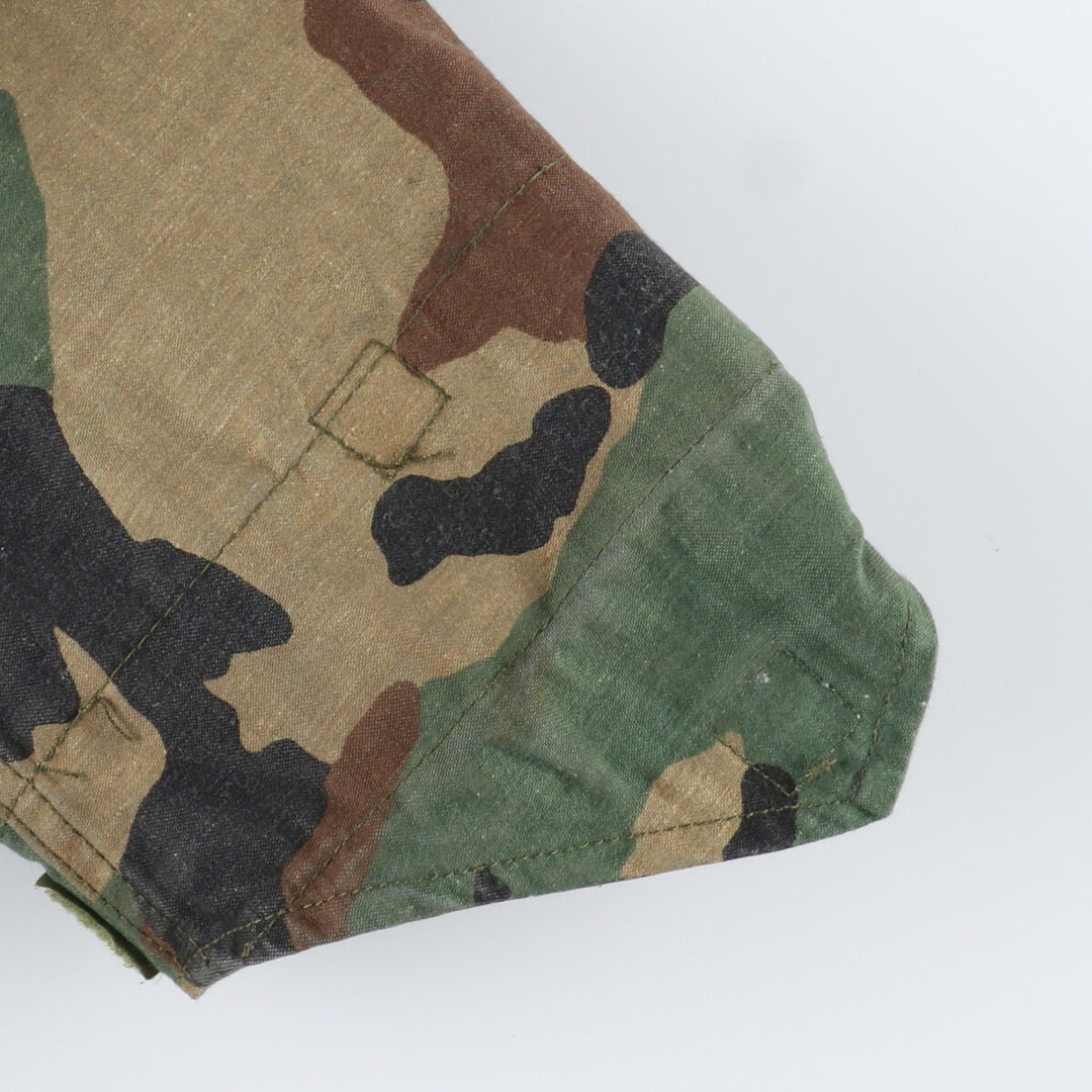 1987 delivery, genuine US military M-65 Woodland Camo camouflage pattern military field jacket, USA made, X-SMALL REGULAR, men's S /eaa384776