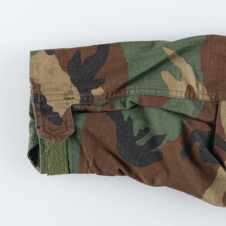 1987 delivery, genuine US military M-65 Woodland Camo camouflage pattern military field jacket, USA made, X-SMALL REGULAR, men's S /eaa384776