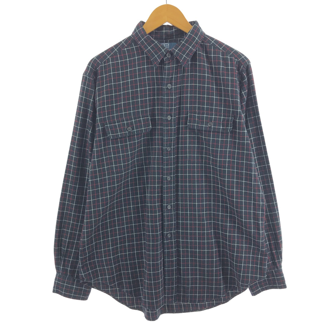 Ralph Lauren POLO by Ralph Lauren Long Sleeve Light Flannel Check Shirt Men's XL /eaa384954