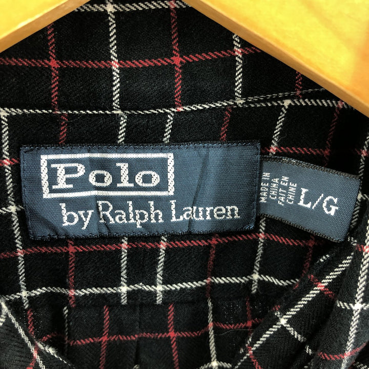 Ralph Lauren POLO by Ralph Lauren Long Sleeve Light Flannel Check Shirt Men's XL /eaa384954