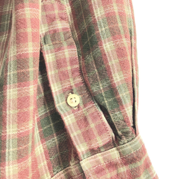 GAP Long Sleeve Button Down Flannel Check Shirt Men's XL /eaa384997