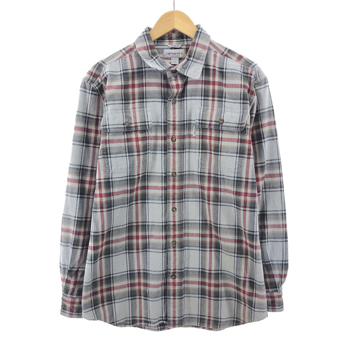 Carhartt ORIGINAL FIT Check Pattern Long Sleeve Flannel Check Shirt Men's XL /eaa385013