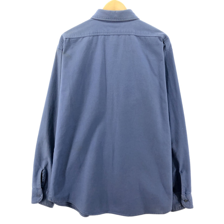 70'S Five Brother Long Sleeve Cotton Shirt Made in USA Men's XL Vintage /eaa385024