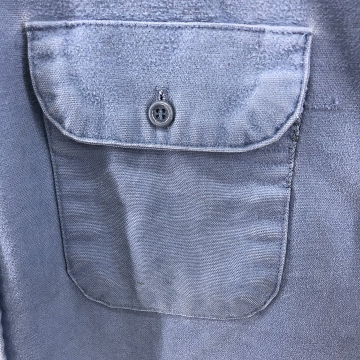 70'S Five Brother Long Sleeve Cotton Shirt Made in USA Men's XL Vintage /eaa385024