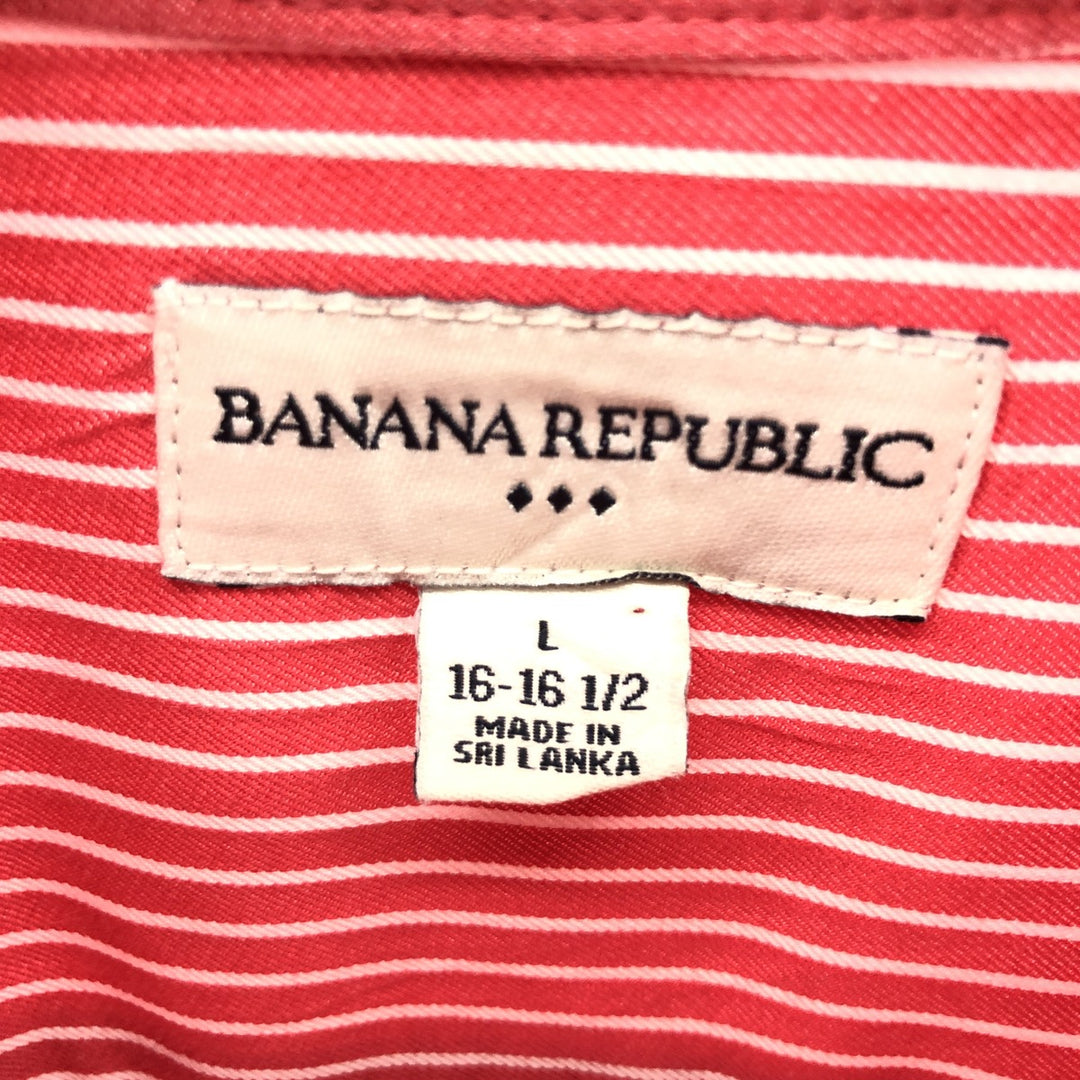 Banana Republic BANANA REPUBLIC Long Sleeve Striped Shirt Men's XL /eaa385046