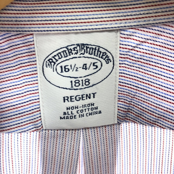 Brooks Brothers 1818 Long Sleeve Cotton Striped Shirt Men's XL /eaa385053