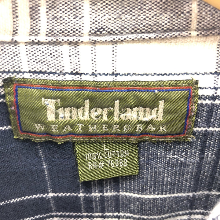 Timberland Long Sleeve Light Flannel Check Shirt Men's L /eaa385077