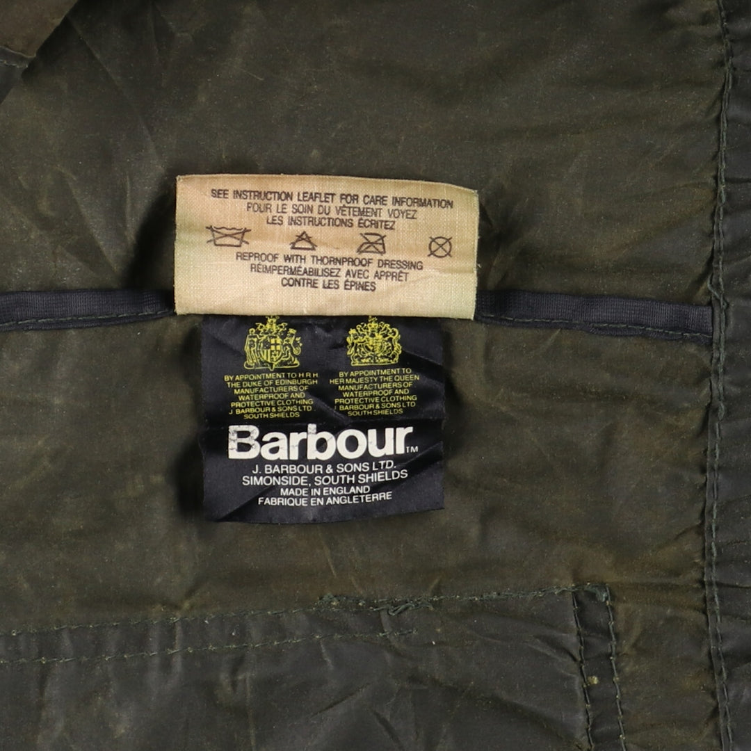 80'S Barbour DURHAM 2 Warrant Waxed Cotton Oiled Jacket C36 Men's S Vintage /eaa385143