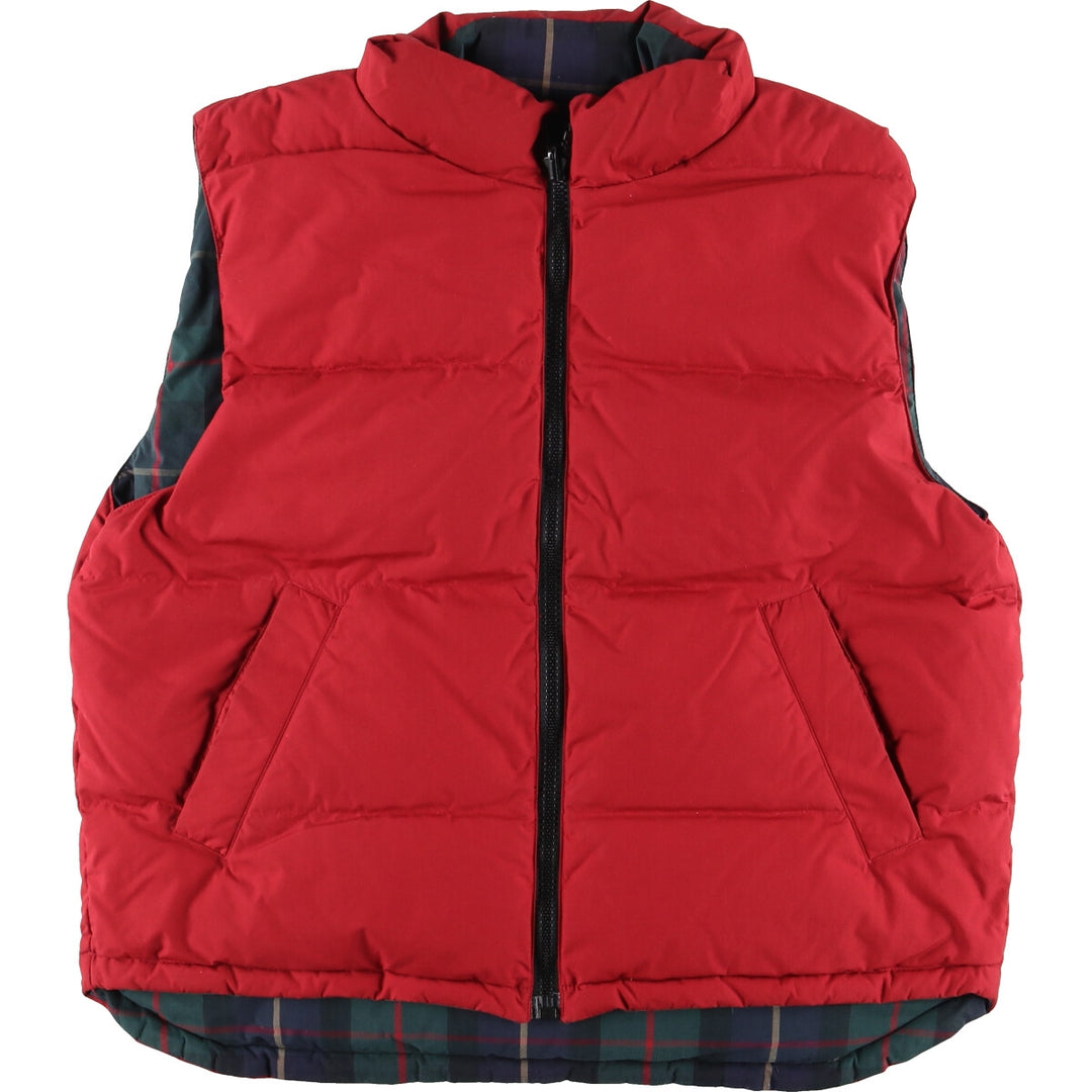 Eddie Bauer Reversible Goose Down Vest Men's L /eaa385165