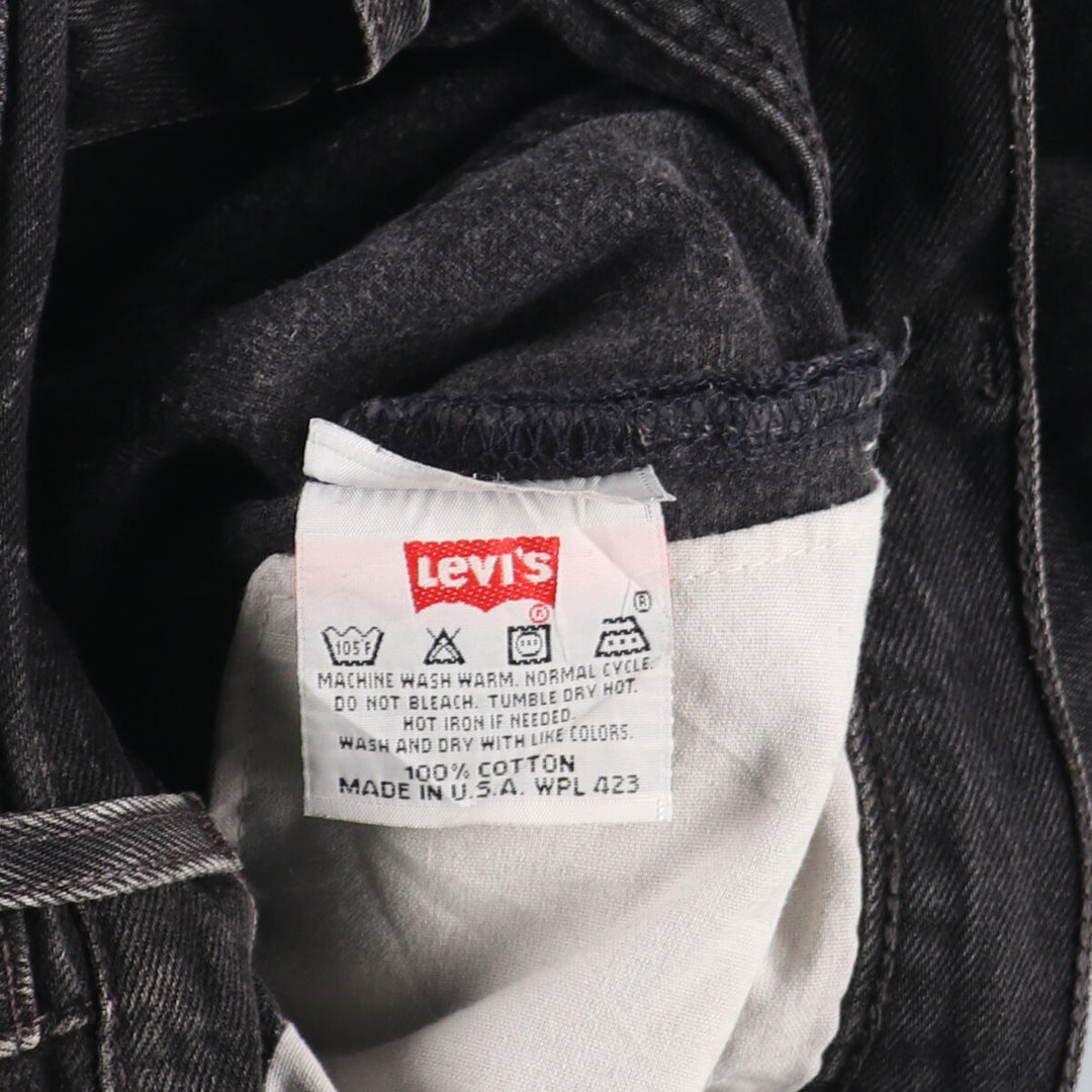 90'S Levi's 501 Black Jeans Straight Denim Pants Made in USA Women's M (w26) Vintage /eaa385372