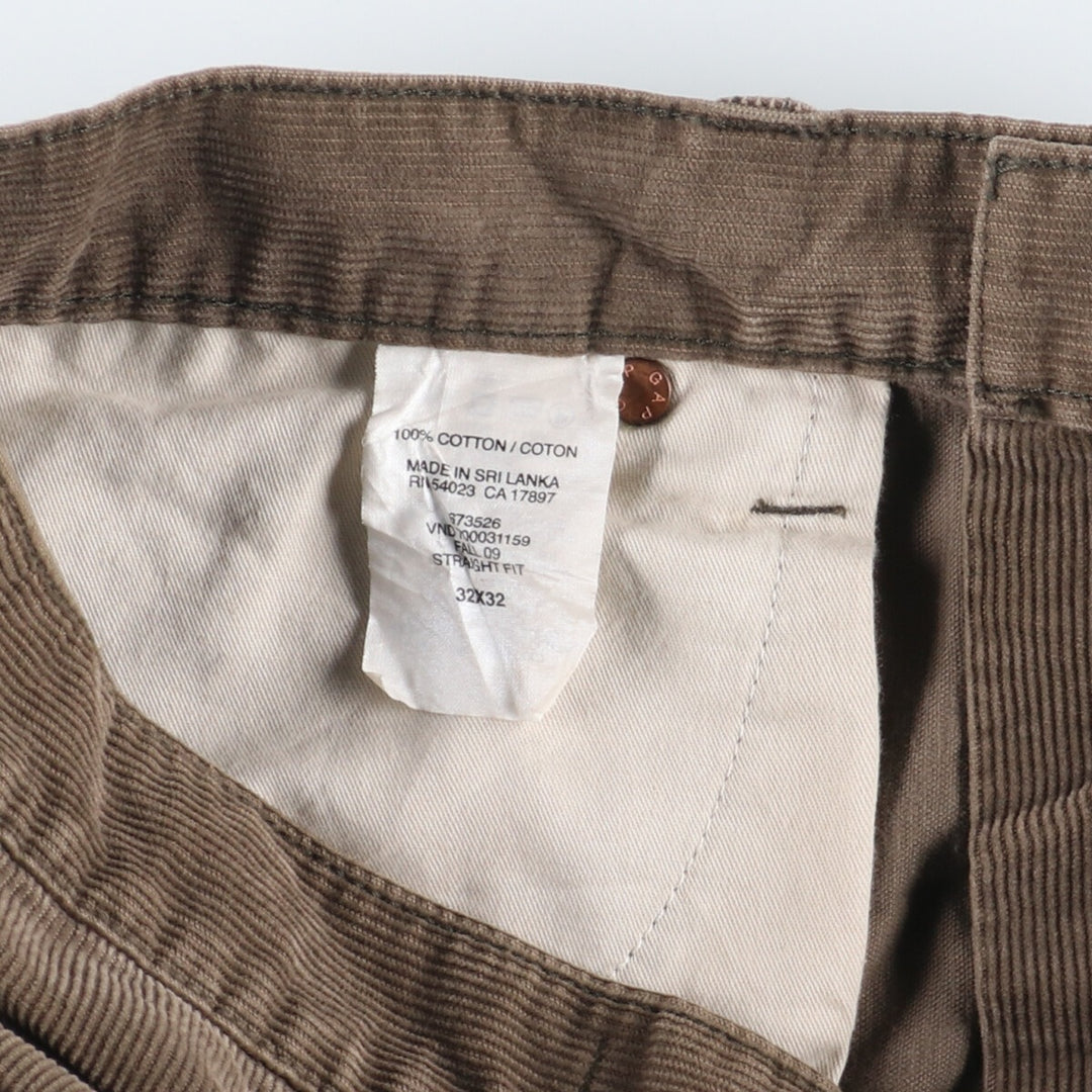 GAP STRAIGHI corduroy pants for men w32 /eaa385389