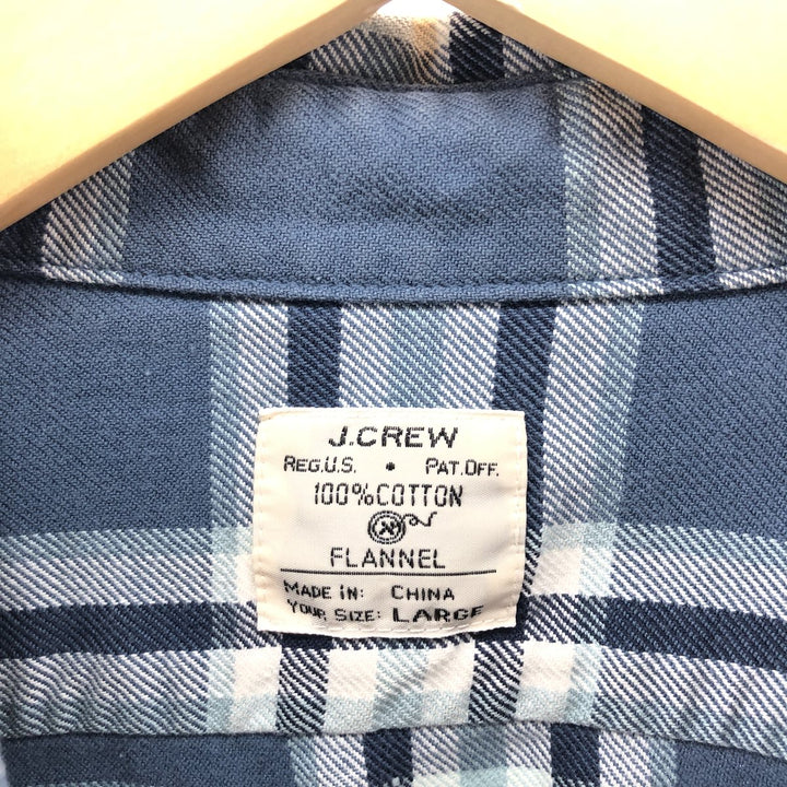 J.Crew Long Sleeve Button Down Flannel Shirt Men's L /eaa385405