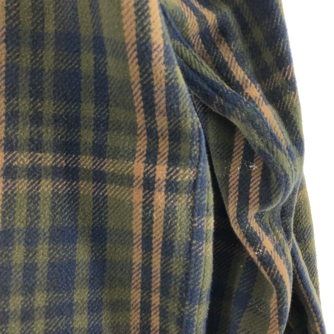 ST JOHN'S BAY Long Sleeve Heavy Flannel Check Shirt Men's XL /eaa385410