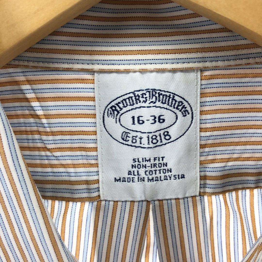 Brooks Brothers Est.1818 Long Sleeve Cotton Striped Shirt Men's L /eaa385626