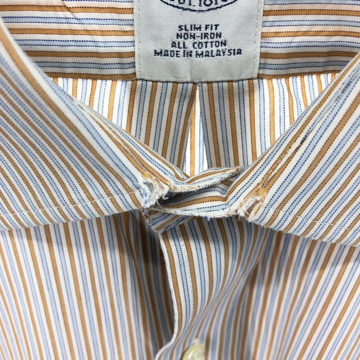 Brooks Brothers Est.1818 Long Sleeve Cotton Striped Shirt Men's L /eaa385626