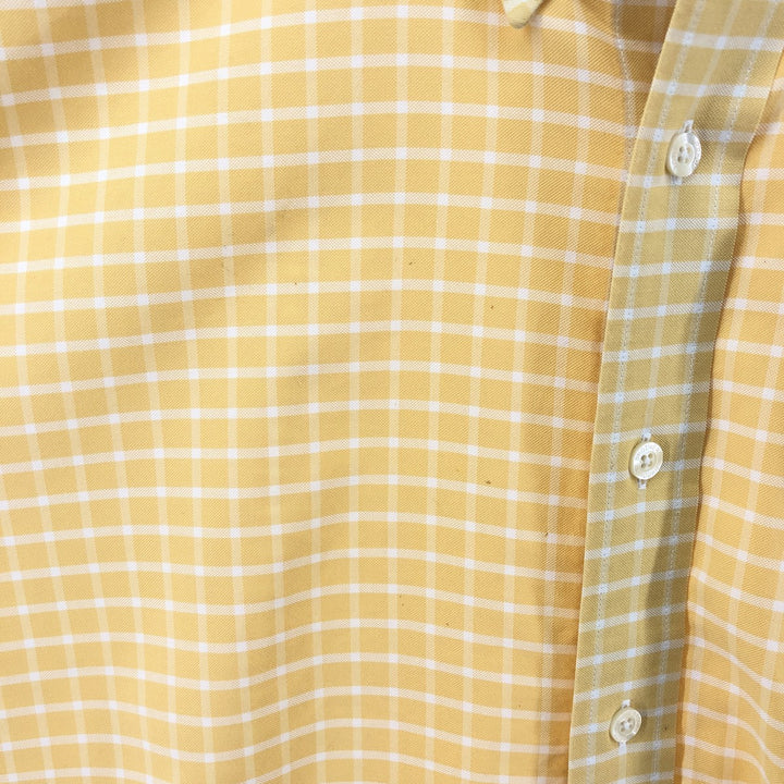 Brooks Brothers Est.1818 Long Sleeve Gingham Check Button Down Shirt Men's XXL /eaa385636