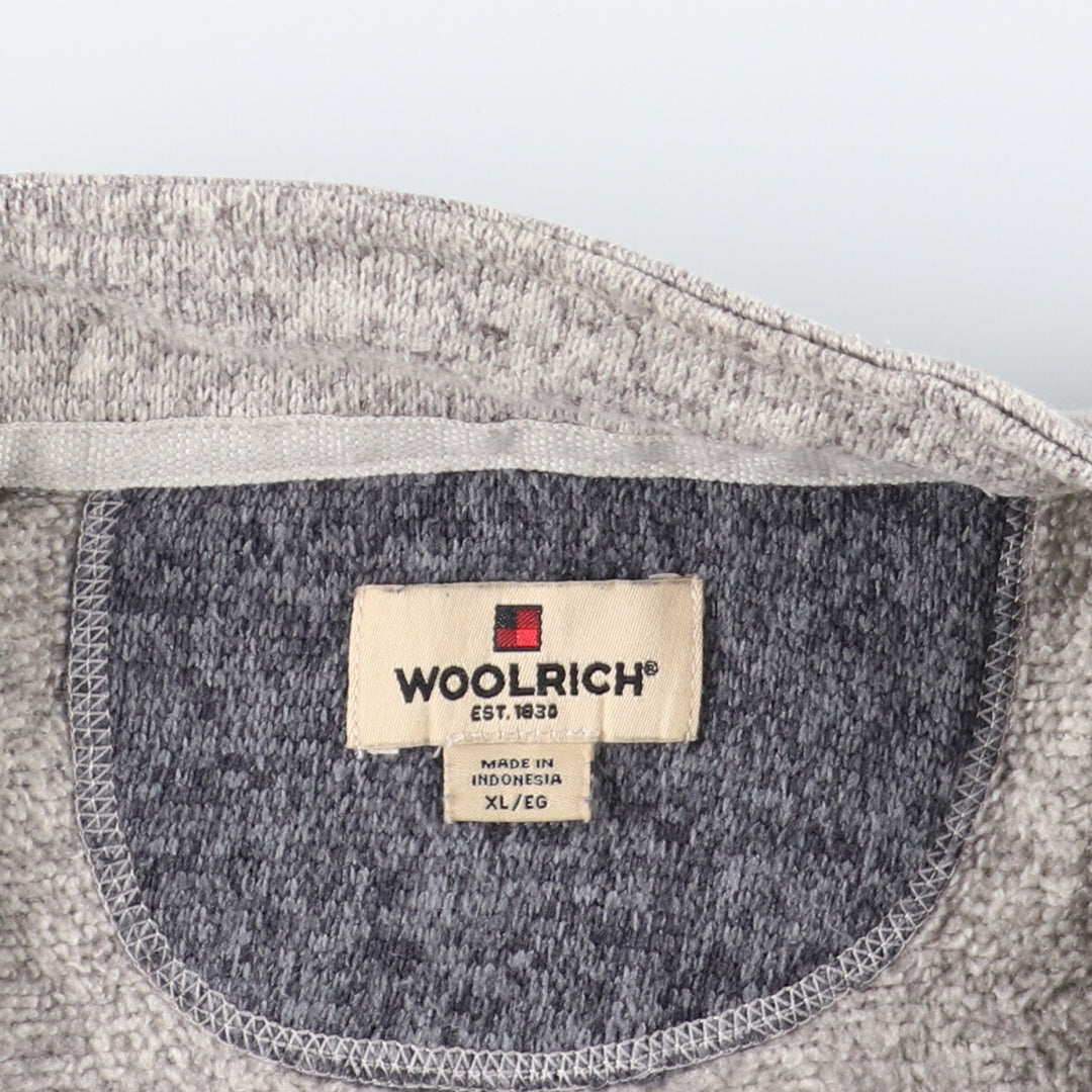 WOOLRICH Half-Zip Fleece Pullover Men's XL /eaa385908