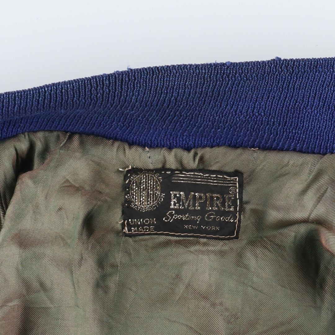 60'S EMPIRE Wool Leather Sleeve Varsity Jacket Award Jacket Made in USA Men's S Vintage /eaa385917