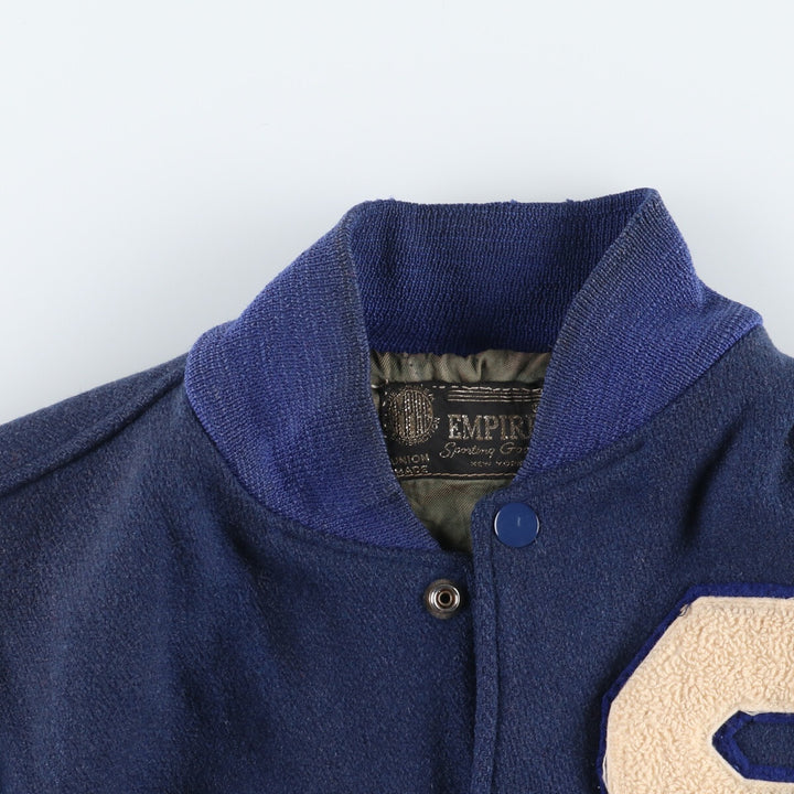 60'S EMPIRE Wool Leather Sleeve Varsity Jacket Award Jacket Made in USA Men's S Vintage /eaa385917