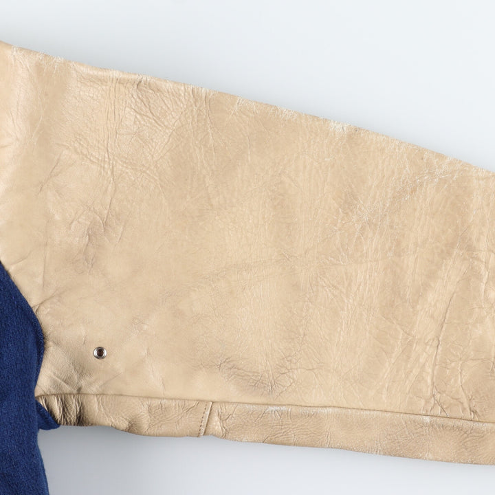 60'S EMPIRE Wool Leather Sleeve Varsity Jacket Award Jacket Made in USA Men's S Vintage /eaa385917