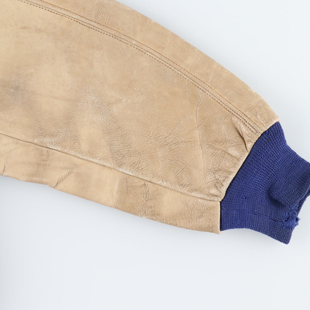 60'S EMPIRE Wool Leather Sleeve Varsity Jacket Award Jacket Made in USA Men's S Vintage /eaa385917