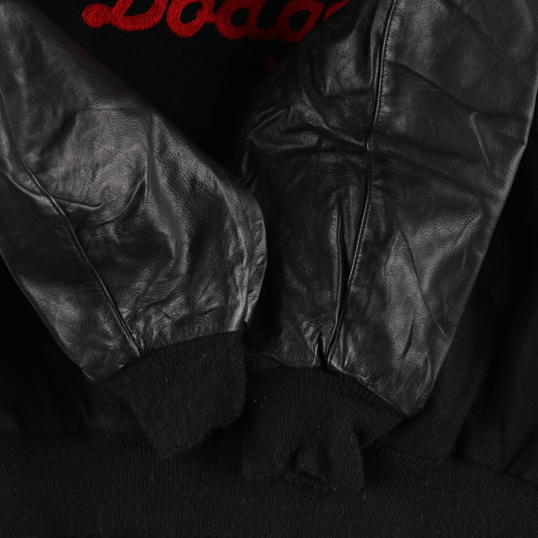 DECKER Leather Sleeve Wool Stadium Jacket Award Jacket Varsity Jacket Men's XL /eaa385983